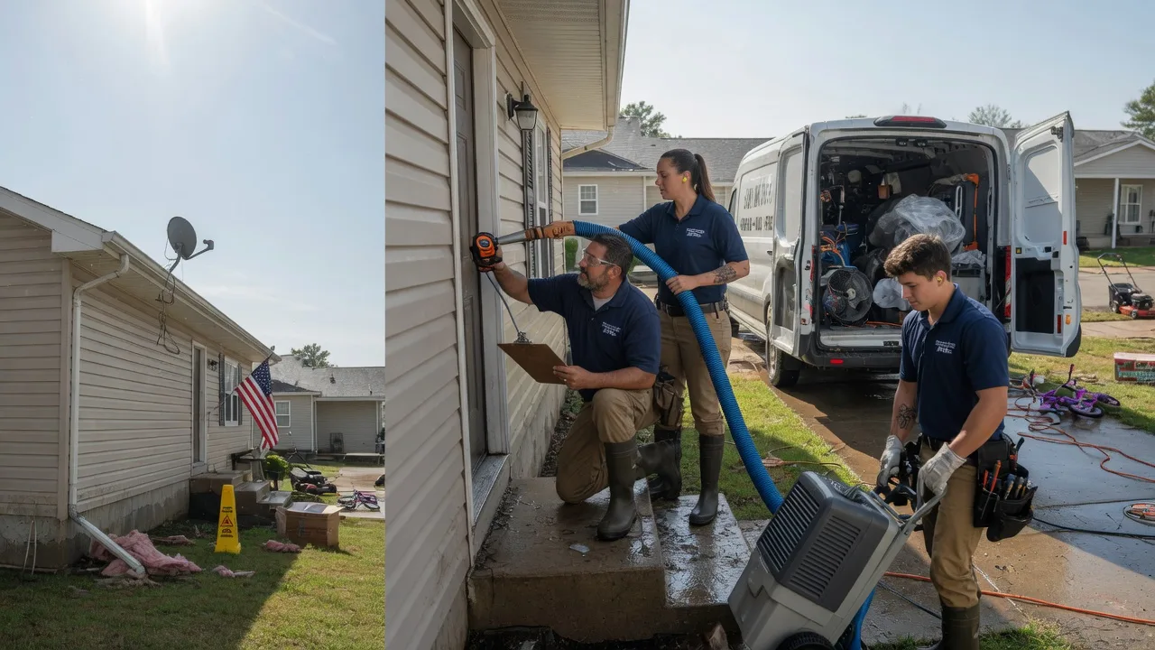 Ceiling Water Damage Restoration in Aniwa, WI near me